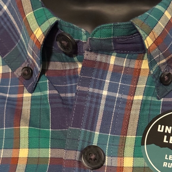 NWT Alaskan Hardgear By Duluth Men's Sz L Untucked Length Button Down L/S Shirt - Picture 7 of 8